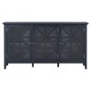 62.2'' Accent Cabinet Modern Console Table for Living Room Dining Room With 3 Doors and Adjustable Shelves